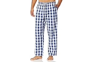 Slip into Comfort: Men's Soft Woven Cotton Elastic Waistband Sleep Pajama