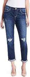 Calça jeans feminina Gratia Bestie da Vintage America Blues