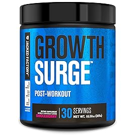 Jacked Factory Growth Surge Creatine Post Workout w/L-Carnitine - Daily Muscle Builder & Recovery Supplement with Creatine Monohydrate, Betaine, L-Carnitine L-Tartrate - 30 Servings, Swoleberry