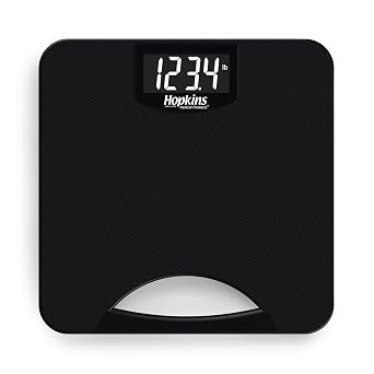 Hopkins Medical Products EZ Carry 550LB Digital Scales for Body Weight with Built-in Handle for Travelling Nurses