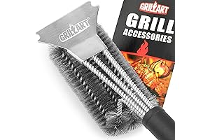 GRILLART Grill Brush and Scraper, 18"
