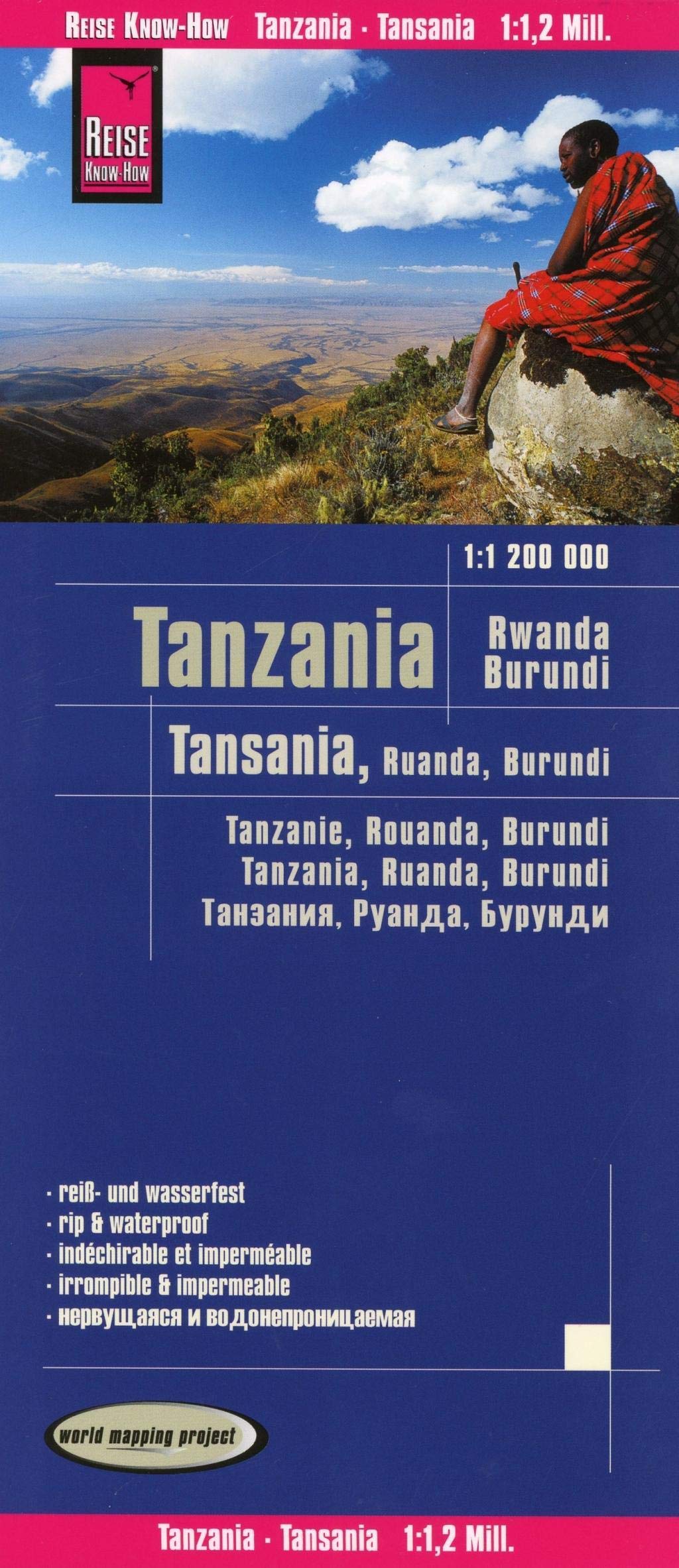 Tanzania GPS: world mapping project (Tanzania (1:1.000.000))