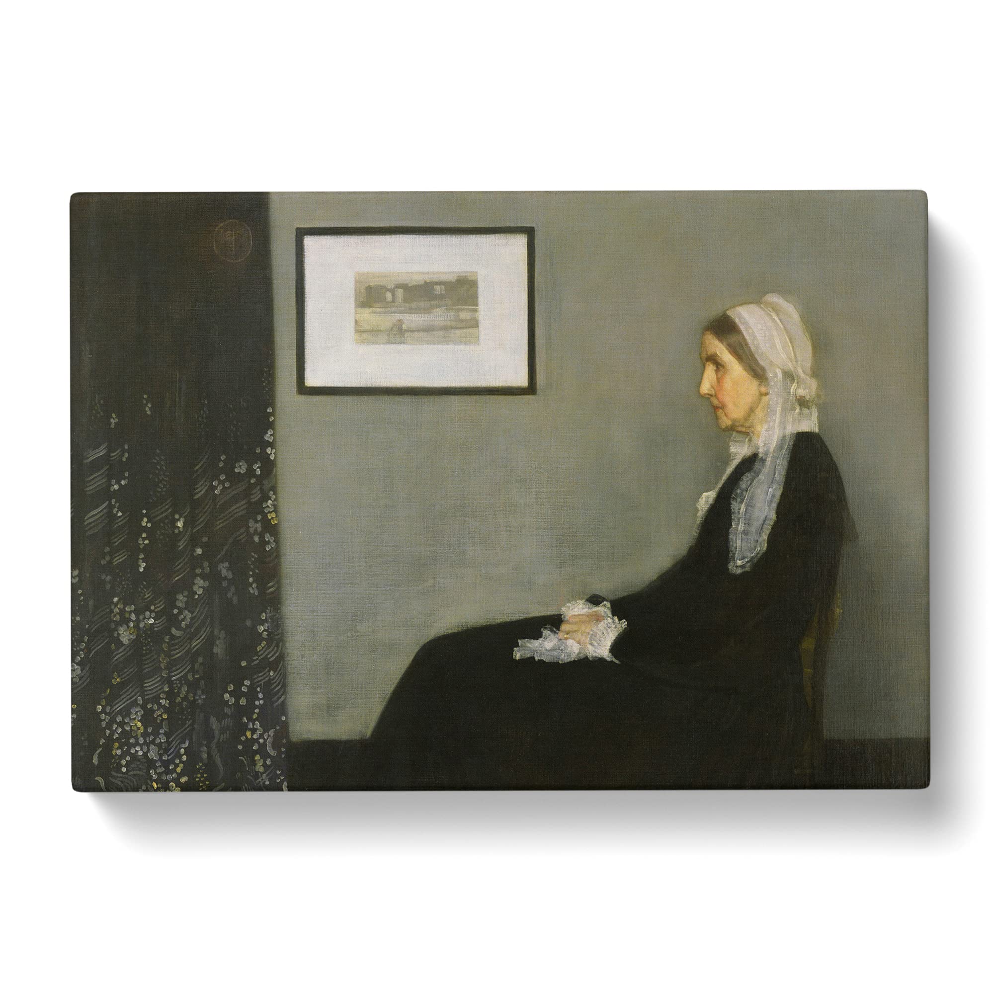 Artists Mother Vol.1 By James McNeil Whistler Canvas Print, Mixed, 25L x 50W cm - Image 2