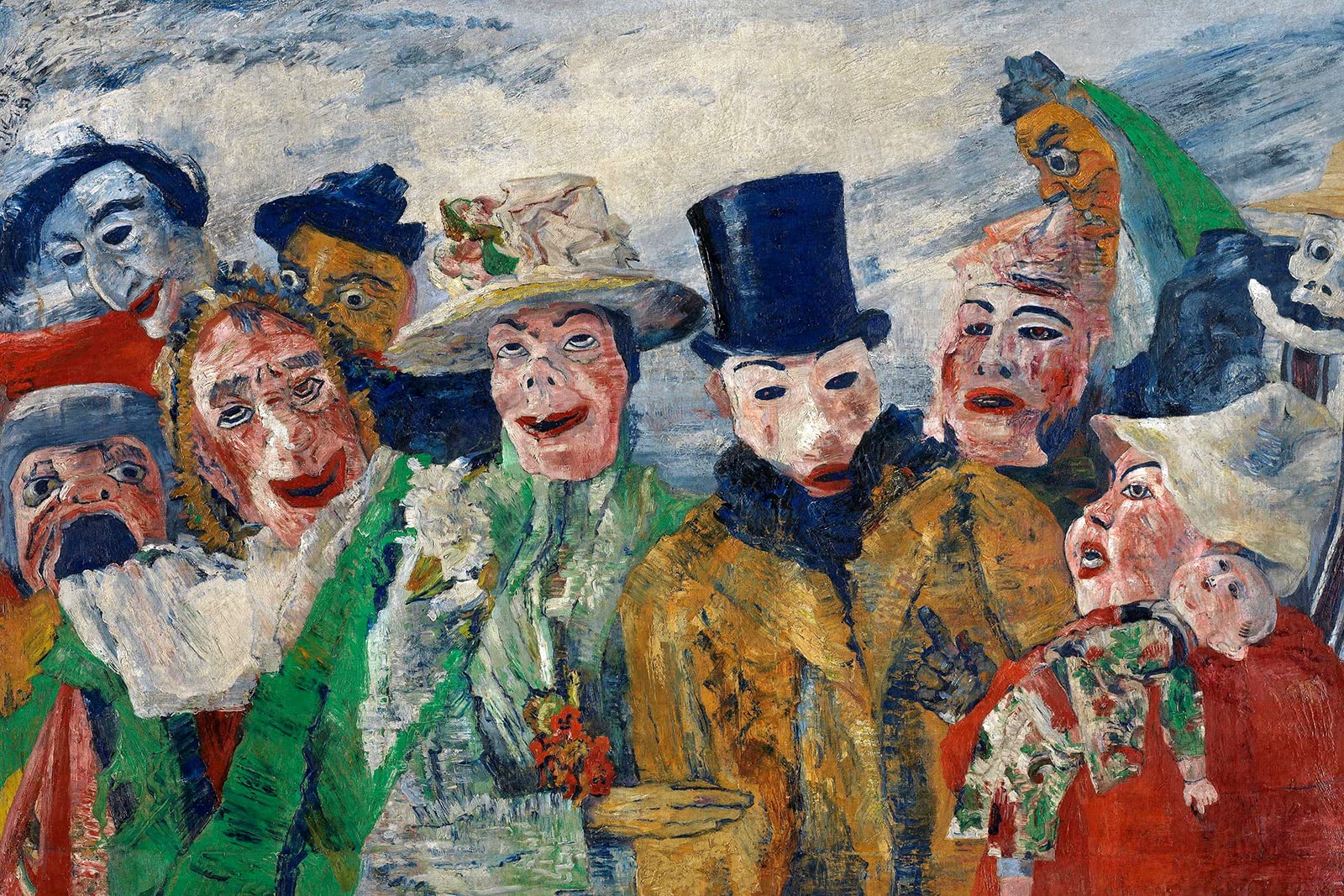 Amazon.com: Lustre Paper - James Ensor - The Intrigue (1890) Photo