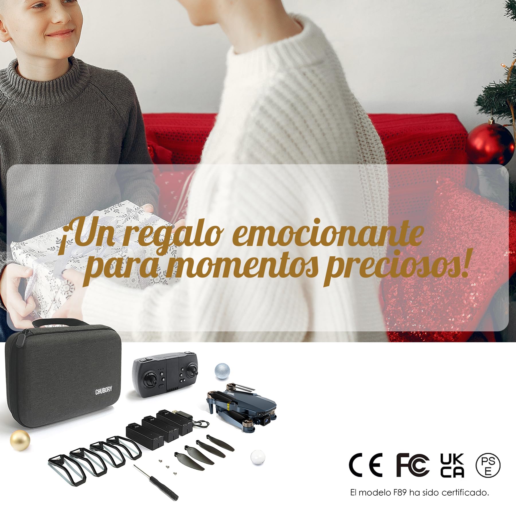 Dron con Cámara 4K HD, 84 Min de Vuelo (3 Baterías), Alcance de 800 m, Seguimiento Automático, Motor Brushless y Hover Automático – Ideal para Principiantes y Adultos