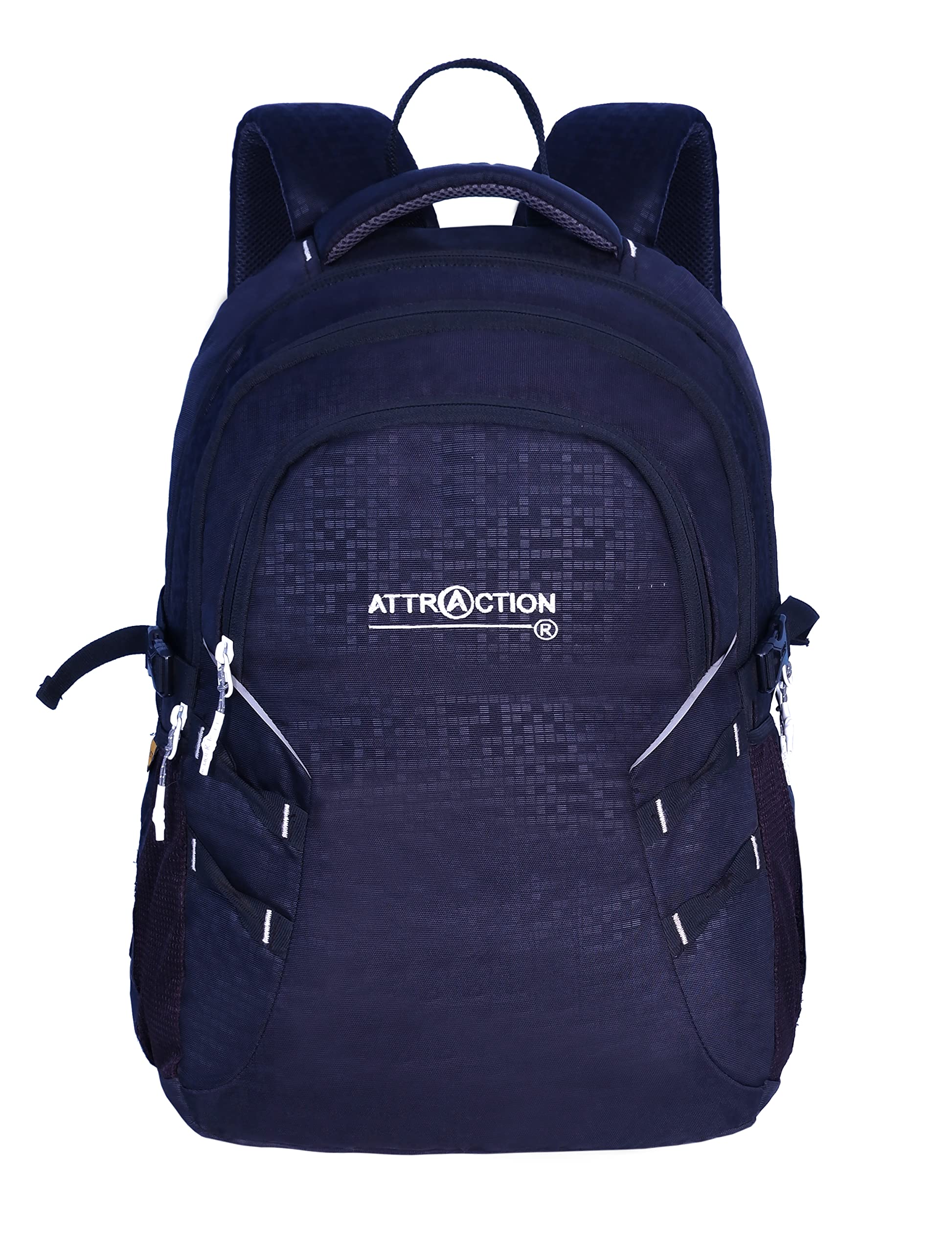 Attraction 45L Large Polyester Laptop Backpack with 3 Compartments and Rain Cover (Black) (B08S1SLJQ7) Amazon Price History, Amazon Price Tracker