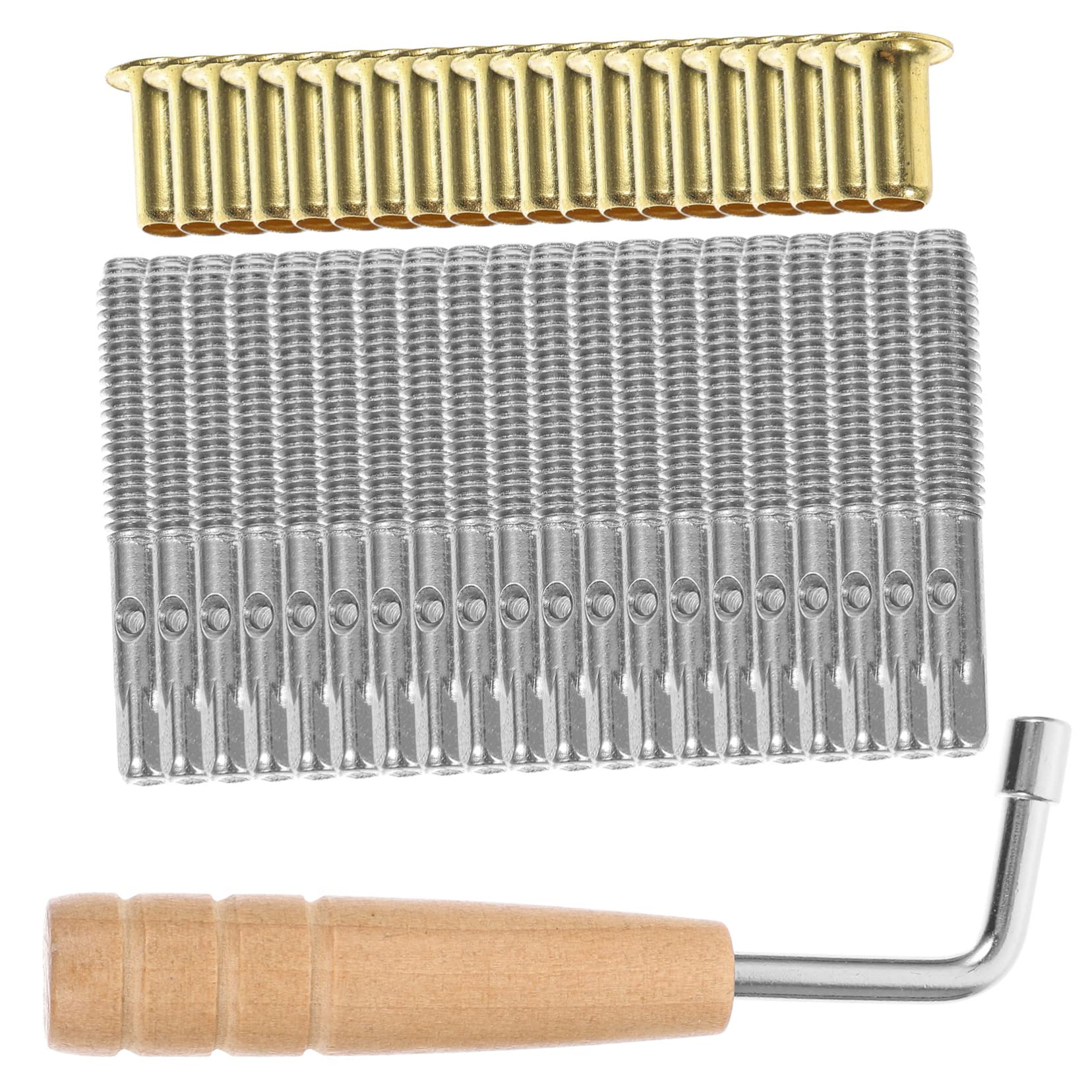 CIMAXIC Lyre Harp Tuning Pins String Set Professional Lyre Harp Pegs Durable Steel Simple Structure