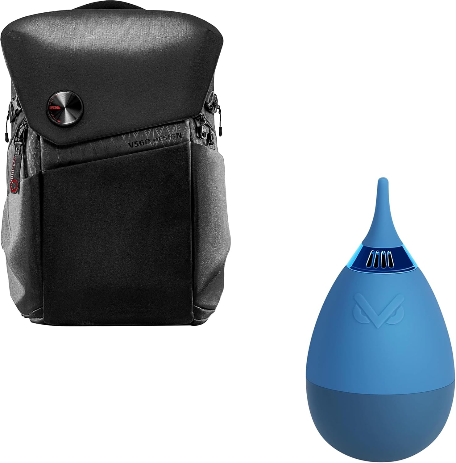 VSGO Camera Air Blower with Filter Compressed Air&VSGO 25L Professional Camera Backpack
