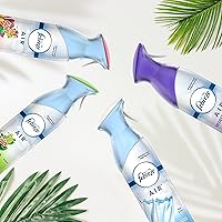 Vista 5 de Febreze Ambientador y eliminador de olores en aerosol, surtido de aromas Febreze y desodorante para baño, original, Island Fresh, Linen Sky