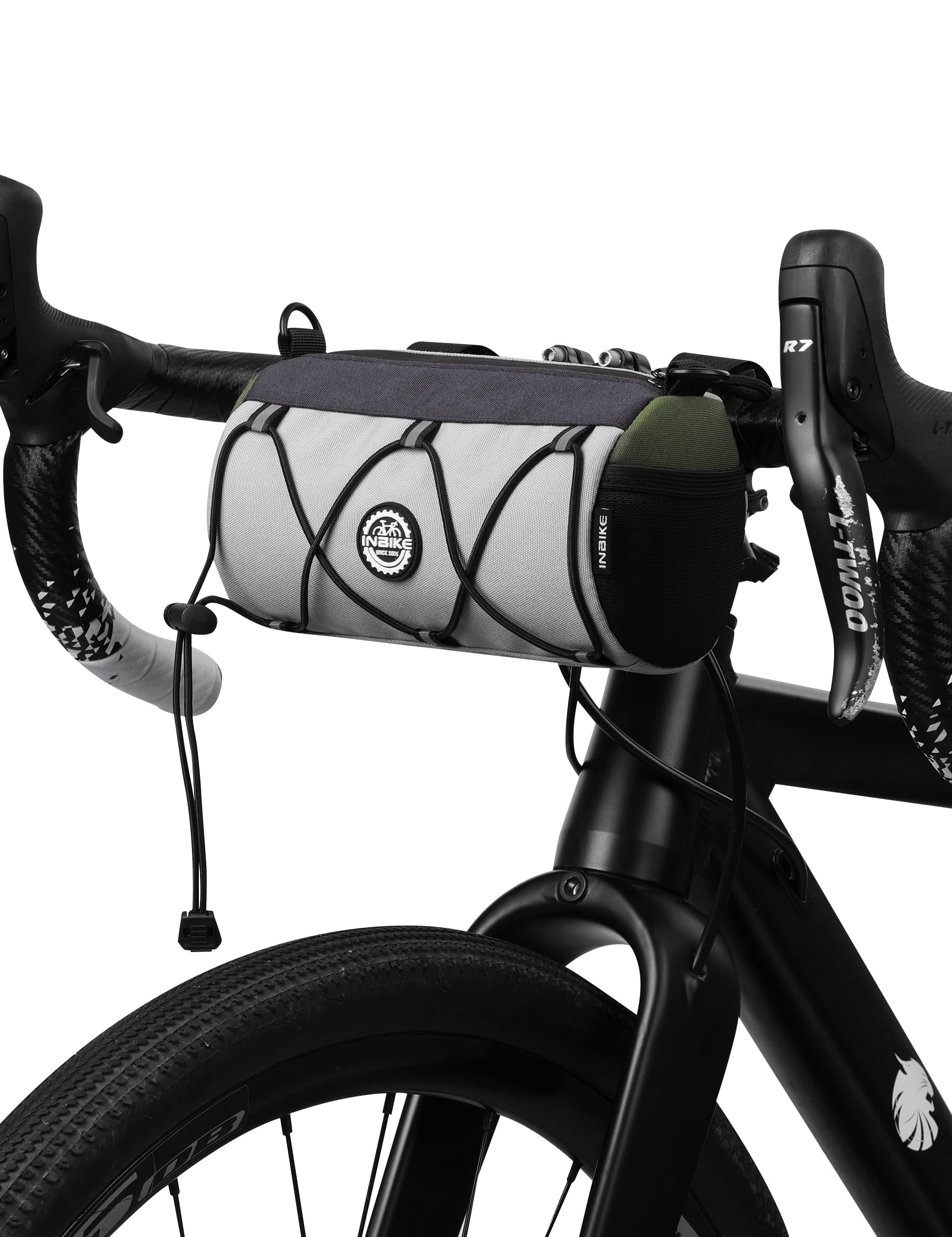 ACRUNU Borsa per Telaio Bicicletta, Borsa Manubrio Bici Impermeabile con Touch Screen Sensibile in TPU e Paraluce 3D, Borsa Manubrio Borsa per Tubo Superiore, Accessorio Bici da Corsa, Bici