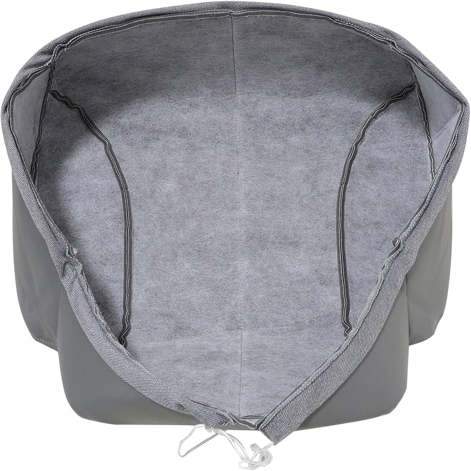 Mythoria Driver Or Passenger Side Bottom Seat Cover Replacement Microfiber Leather Medium Flint Gray Compatible with International Air Ride 2002 2003 2004 2005 2006 2007