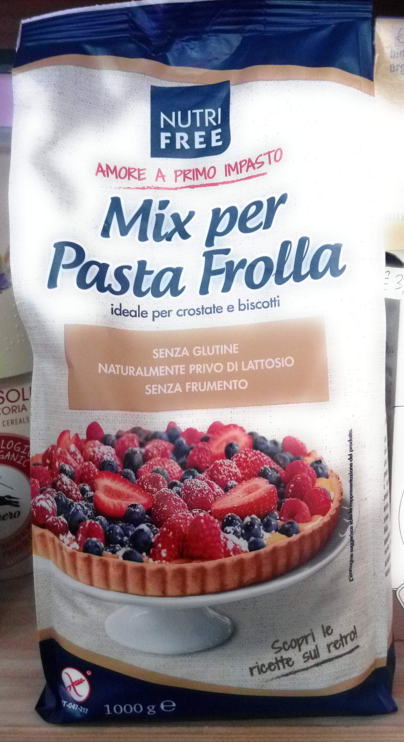 Nutrifree Mix Per Pasta Frolla Senza Glutine 1 kg