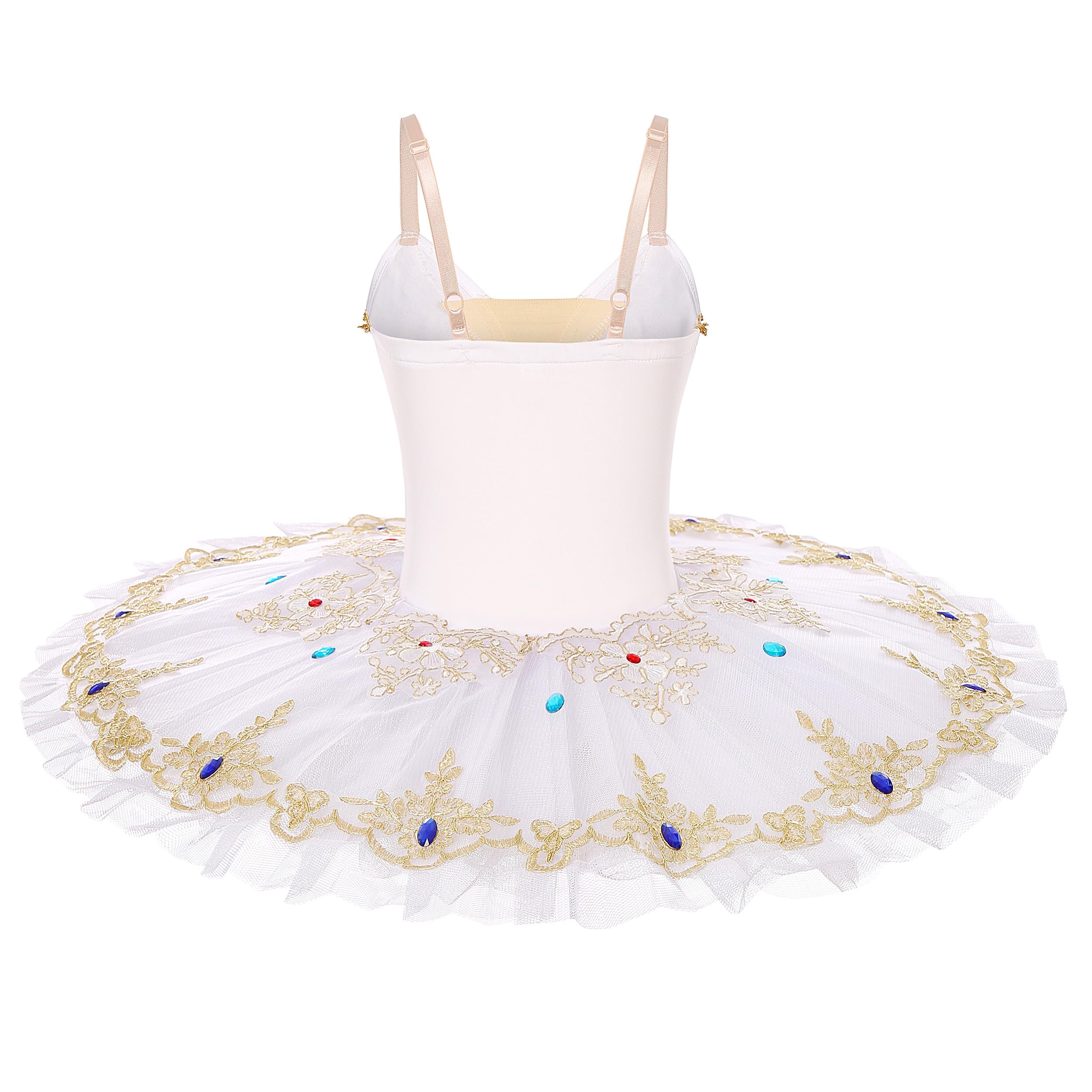 Vestido de Ballet Danza para Niña Mujer Disfraz de Bailarina Cisne Maillot de Ballet Baile