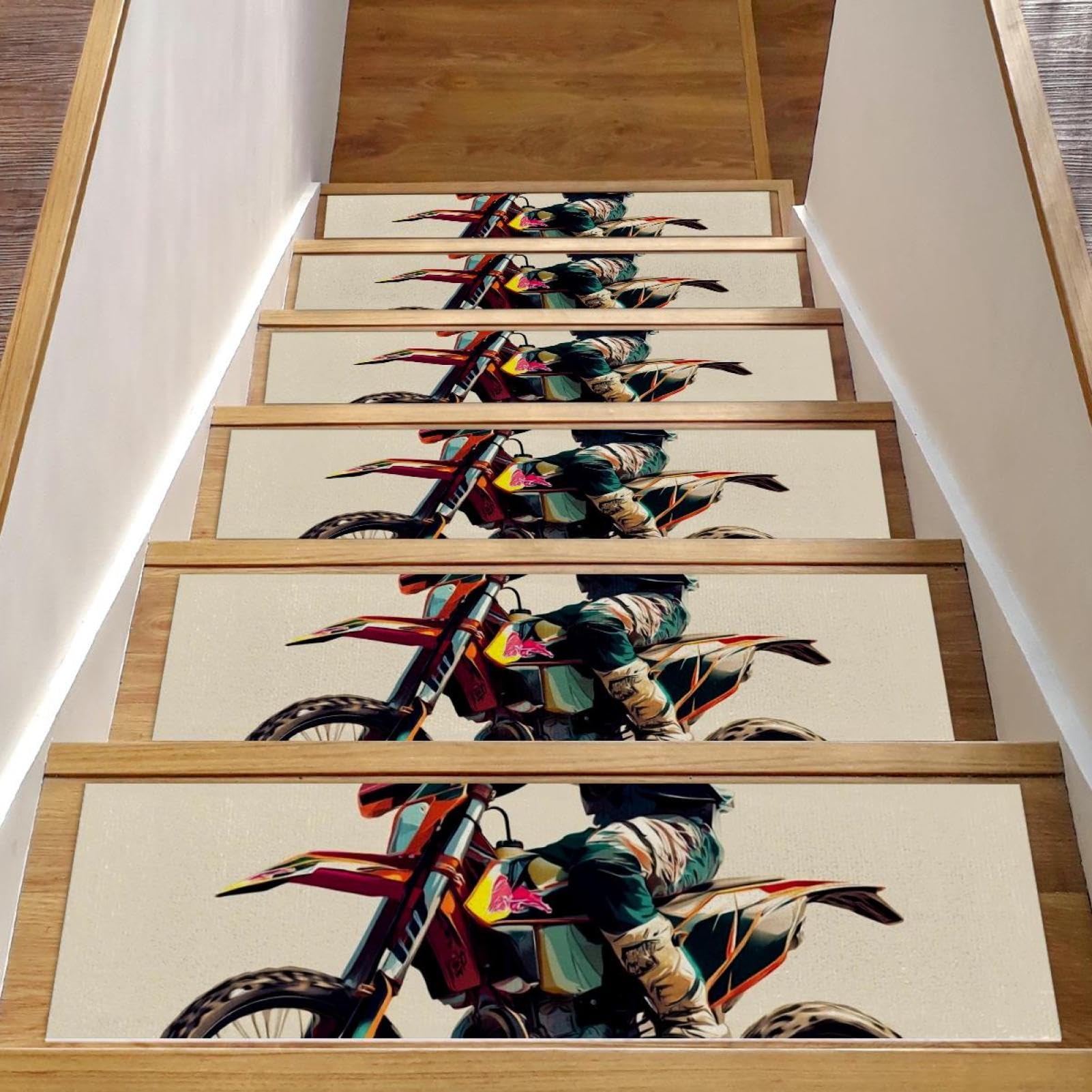 Lot de 15 marches d'escalier antidérapantes pour la sécurité de la maison