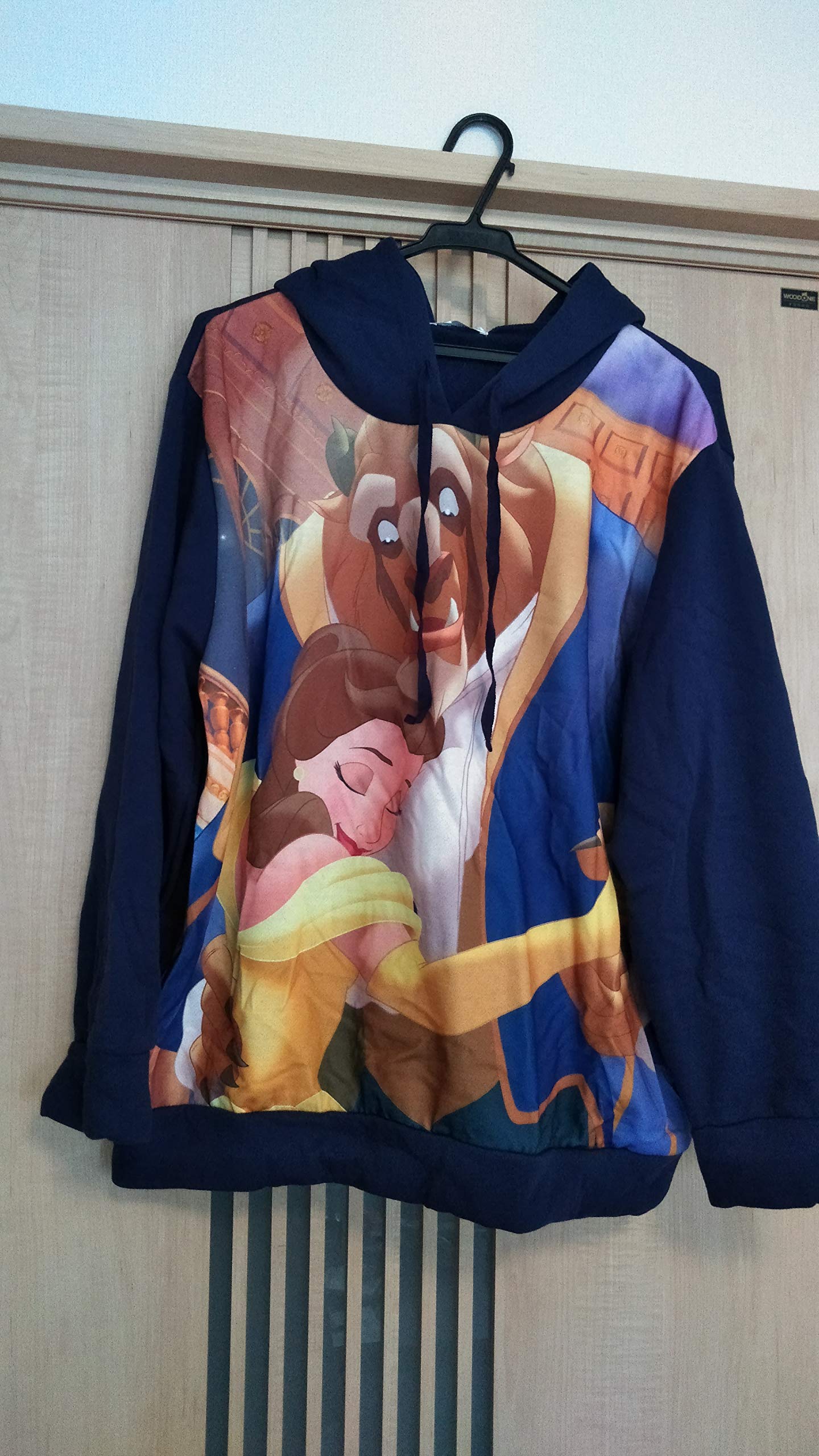 Amazon.co.jp: ディズニー 美女と野獣 ベル パーカー トレーナー LL