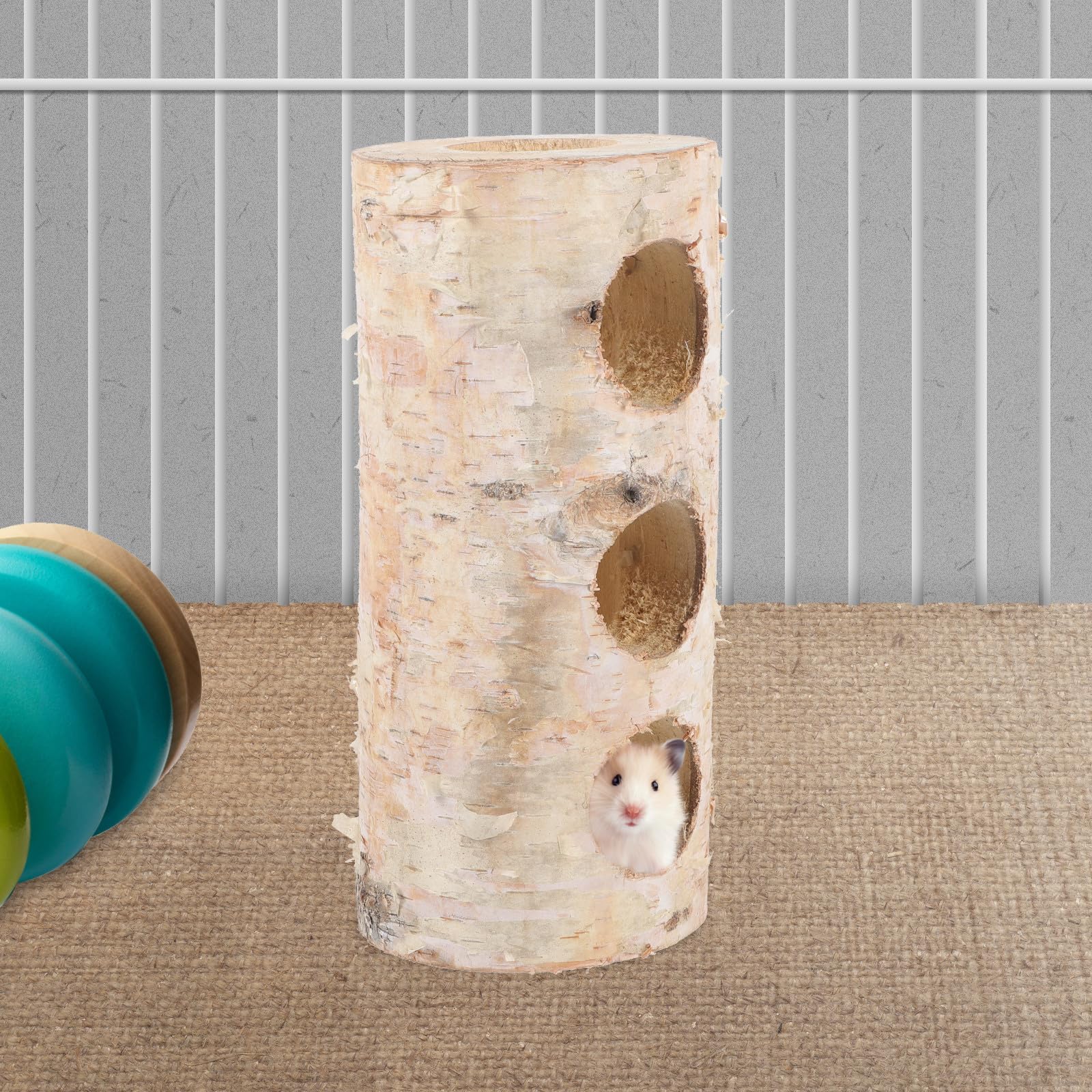 Hamsterversteckhöhle, Handgefertigt, Stabil, Beige