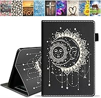 Vista 11 de Funda para tableta Yaxa Fire Max 11 (11 pulgadas, 13ª generación, versión 2023), funda de piel sintética con ranura para tarjeta y apagado