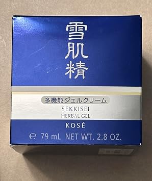 SEKKISEI Facial Herbal Wash Bundle. Herbal Gel (2.8oz) and Facial Cream Wash (4.5oz)