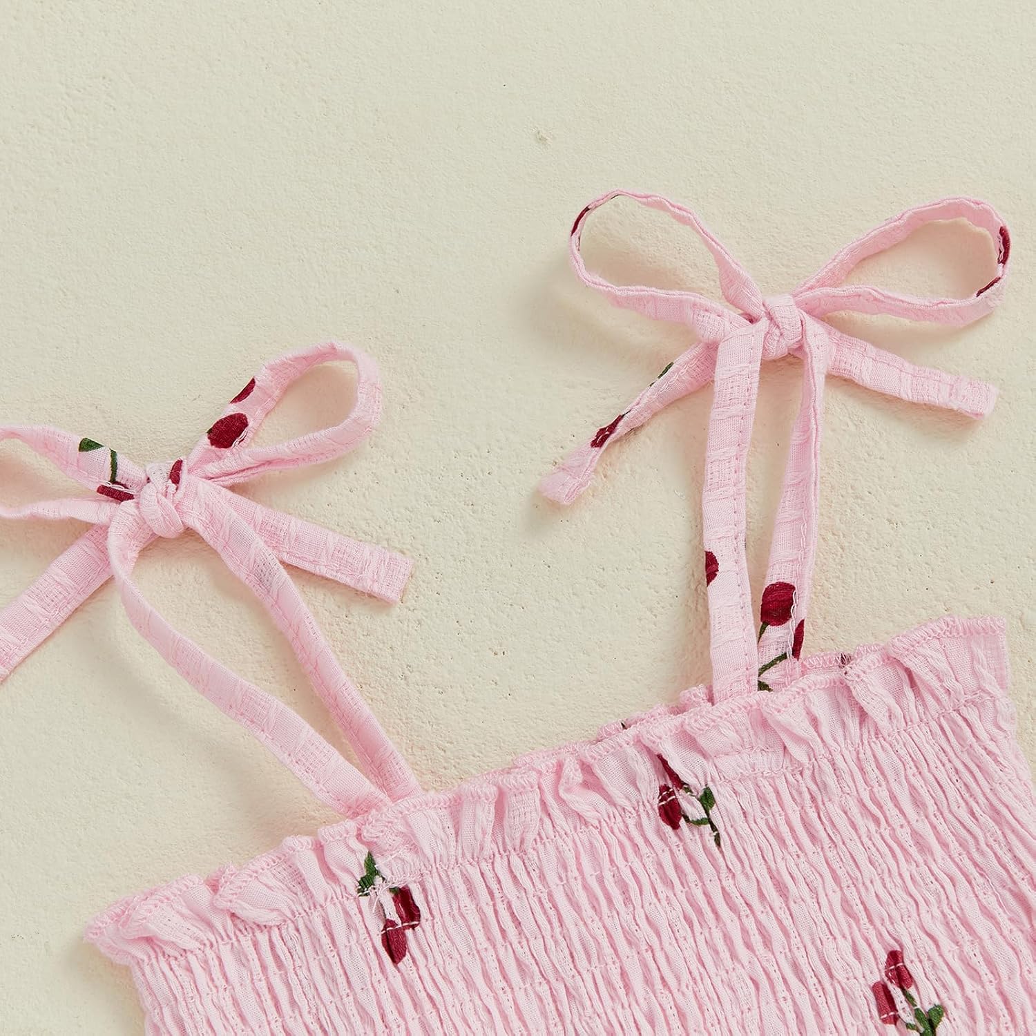 Mubineo Toddler Baby Girl Summer Fall Clothes Cute Sleeveless Tops Pant Outfits Set Infant Strap Boho Princess Outfit - Image 6