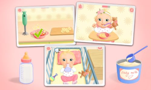 Sweet Baby Girl Dream House - Bath, Dress Up, Feed and Take Care of Little Baby Girl Alice, Bake a Cake and Play Birthday Party – vue 6