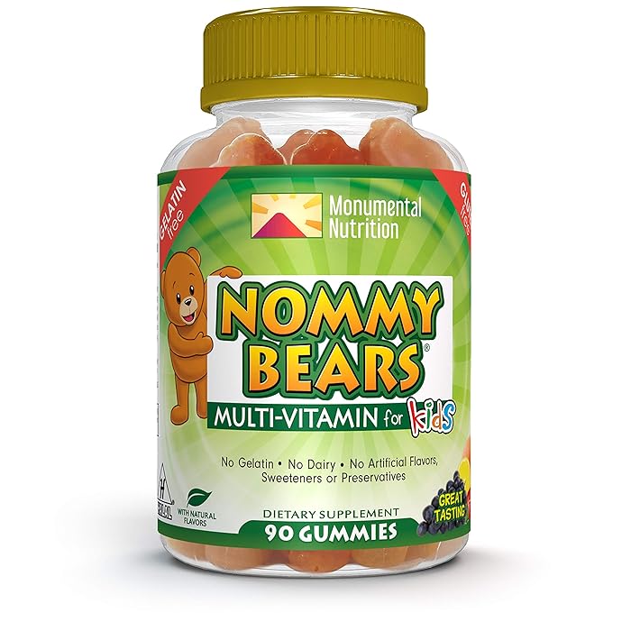 Buy Nommy Bears MULTIVITAMIN GelatinFree Gummies for Kids, Children