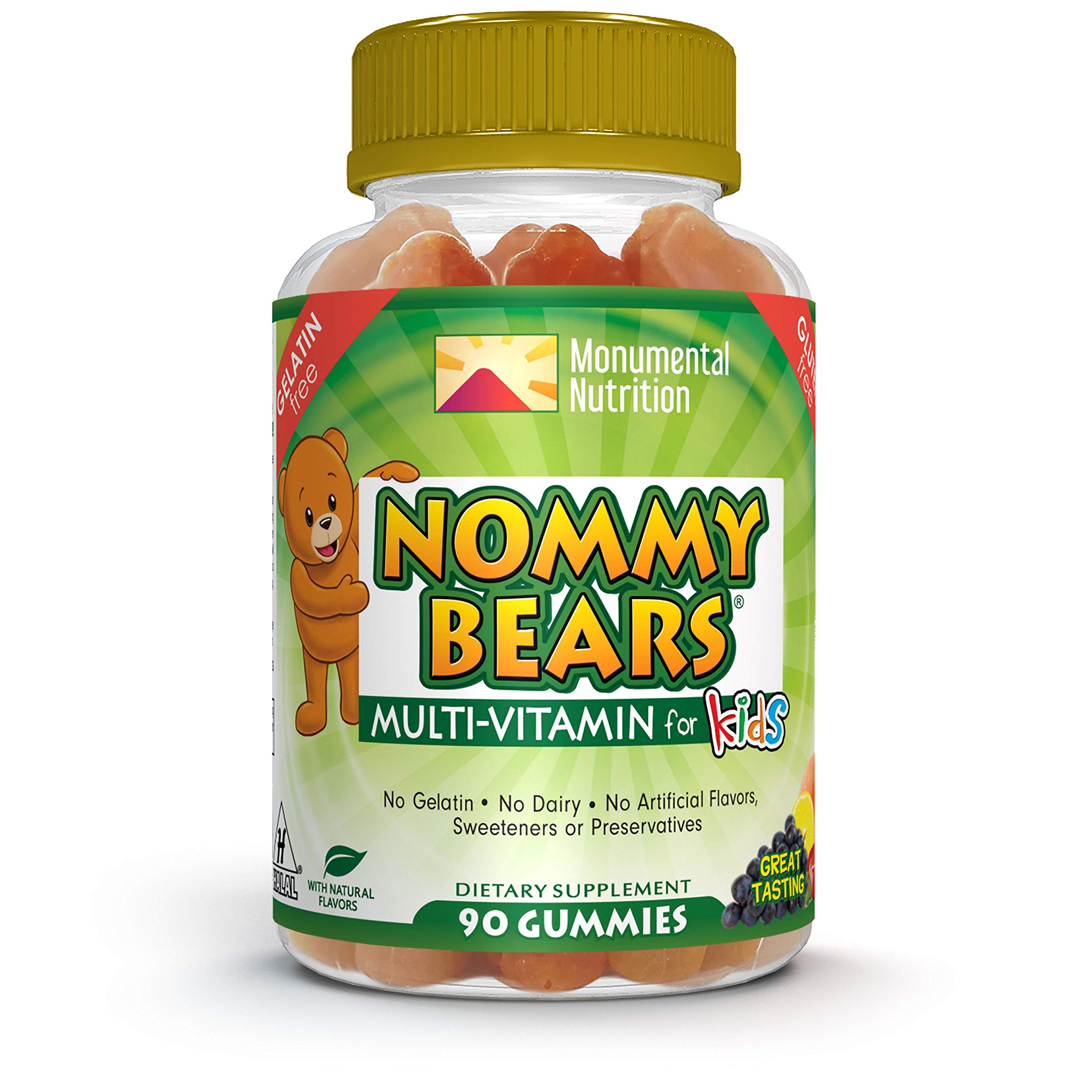 Buy Nommy Bears MULTI GelatinFree Gummies for Kids, Children, Teens