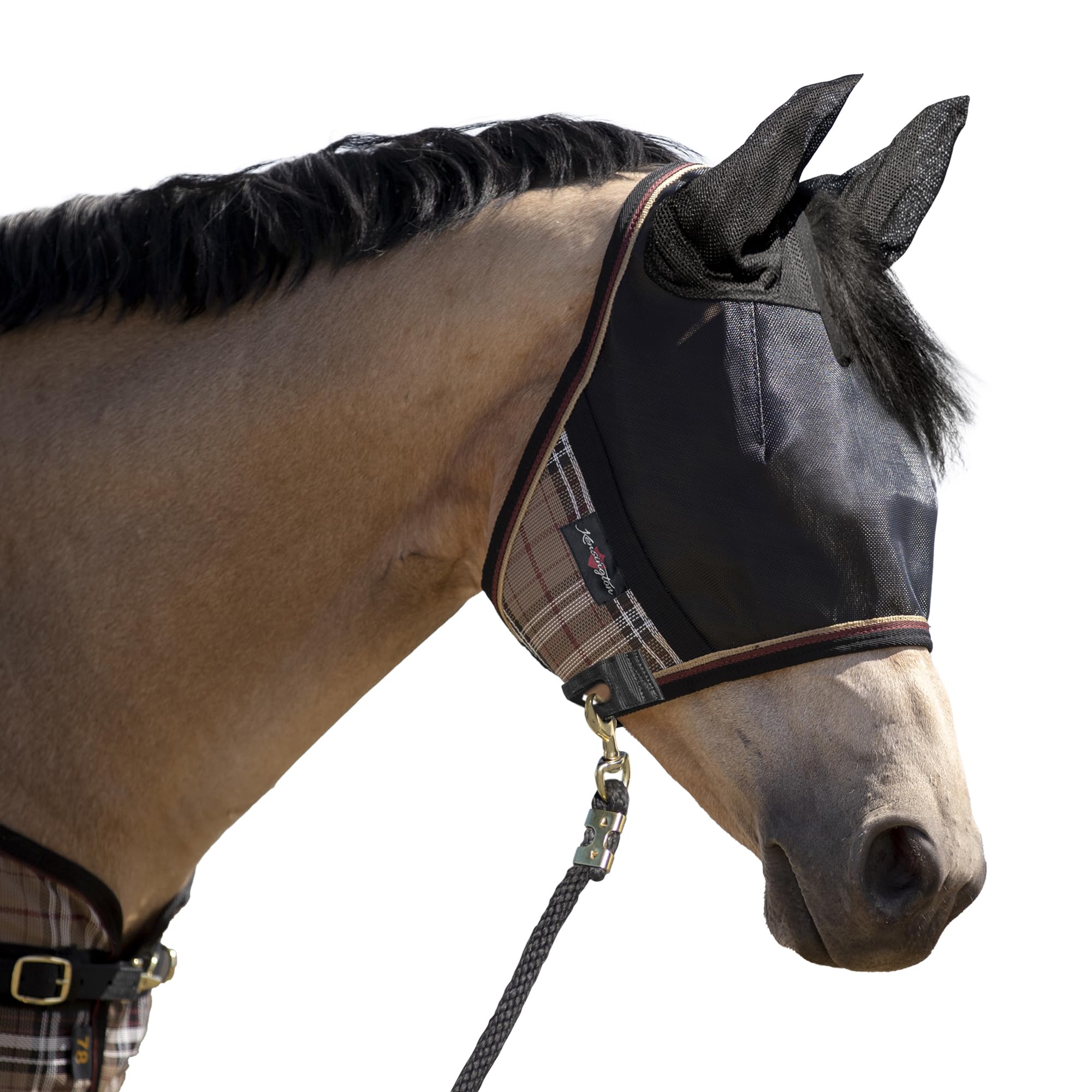 Kensington Kensington UV CatchMask w/Ears & Forelock Opening Size: L-Avg Color: 121 Deluxe Black