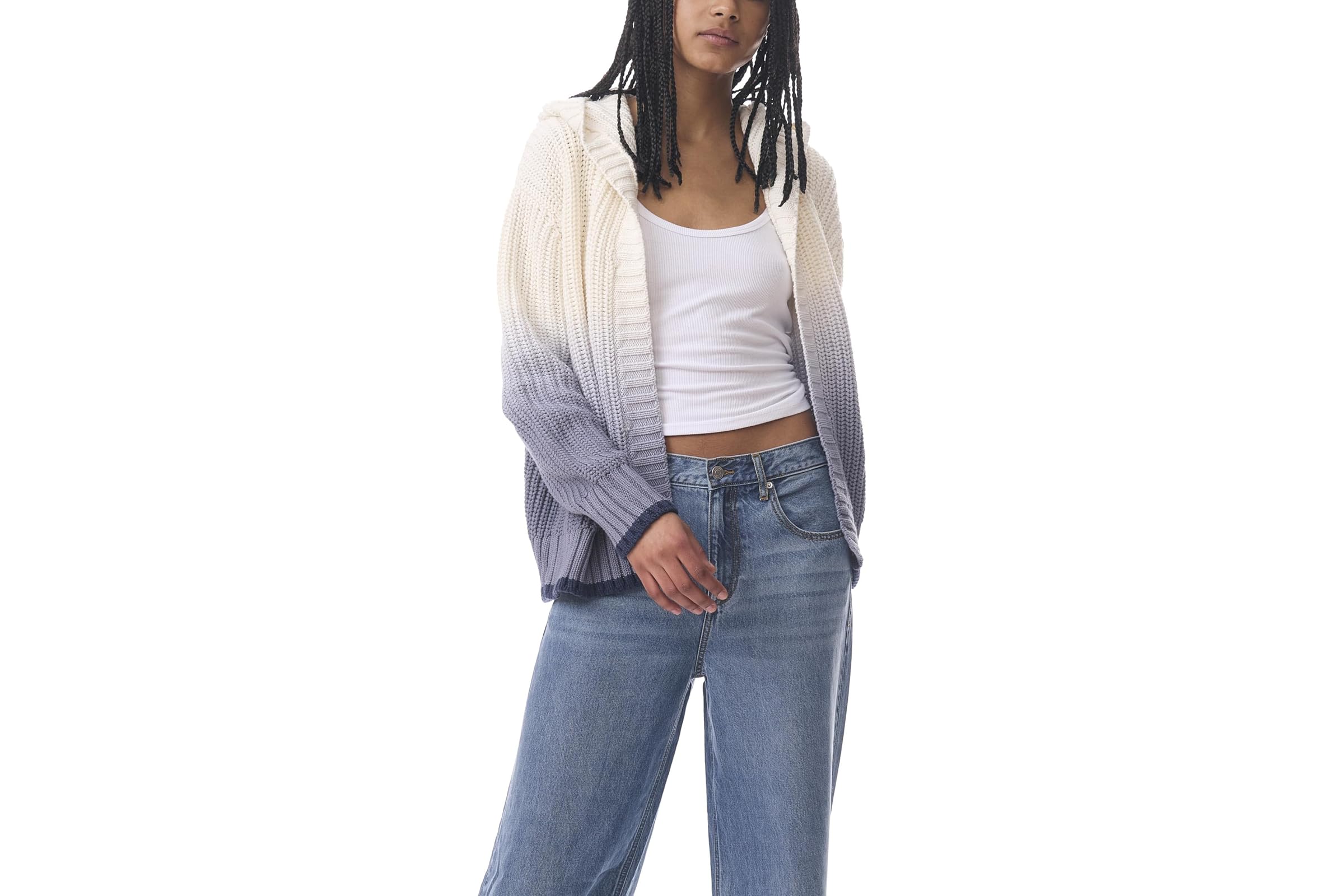 Splendid RAYA OMBRE HOODED CARIDGAN