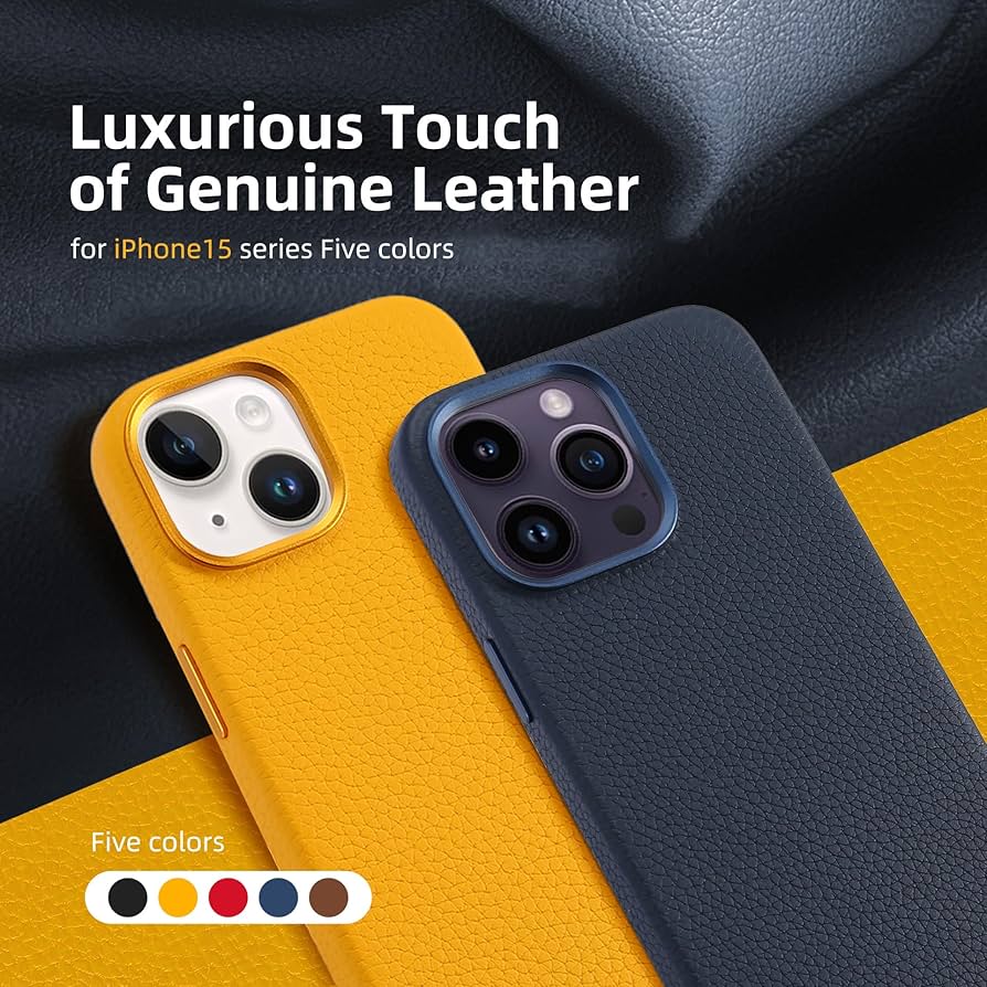 SÜTI iPhone 15 Pro PhoneBack NanoLeather Süti NanoLeather PhoneBack (Black, iPhone 15 Pro Max