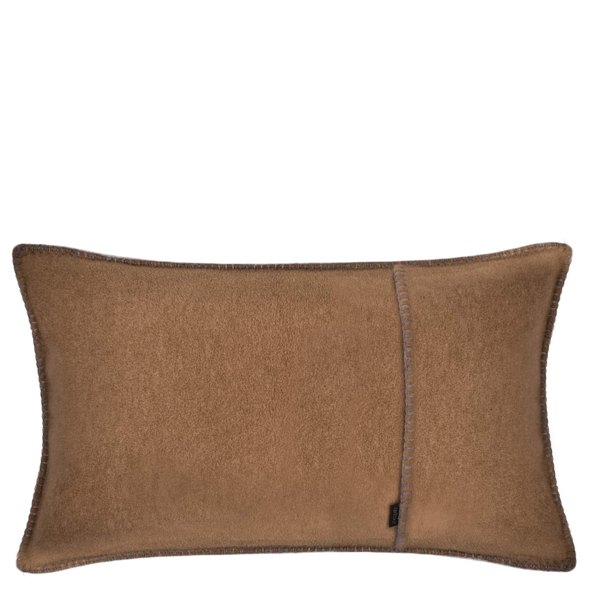 Soft Fleece Cushion Cover - Polar Fleece with Crochet Stitch - Soft Sofa Cushion Cover - 30 x 50 cm - 815 Sahara - by 'Zoeppritz since 1828'