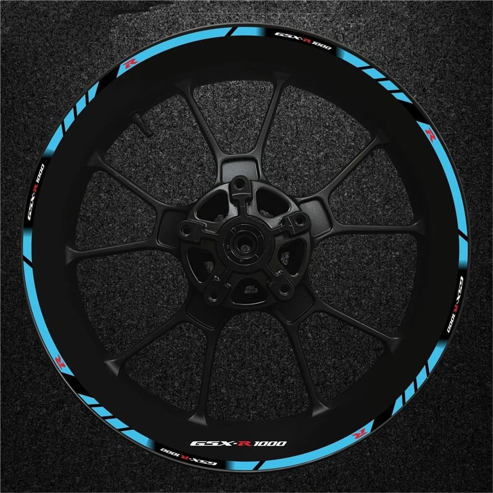 Wheel Stickers Motorcycle Reflective Wheel Decal for Suzuki GSXR1000 GSXR GSX-R 1000 GSX-R1000 Rim Stripe Decals Hub Stickers Rim Reflective Decal