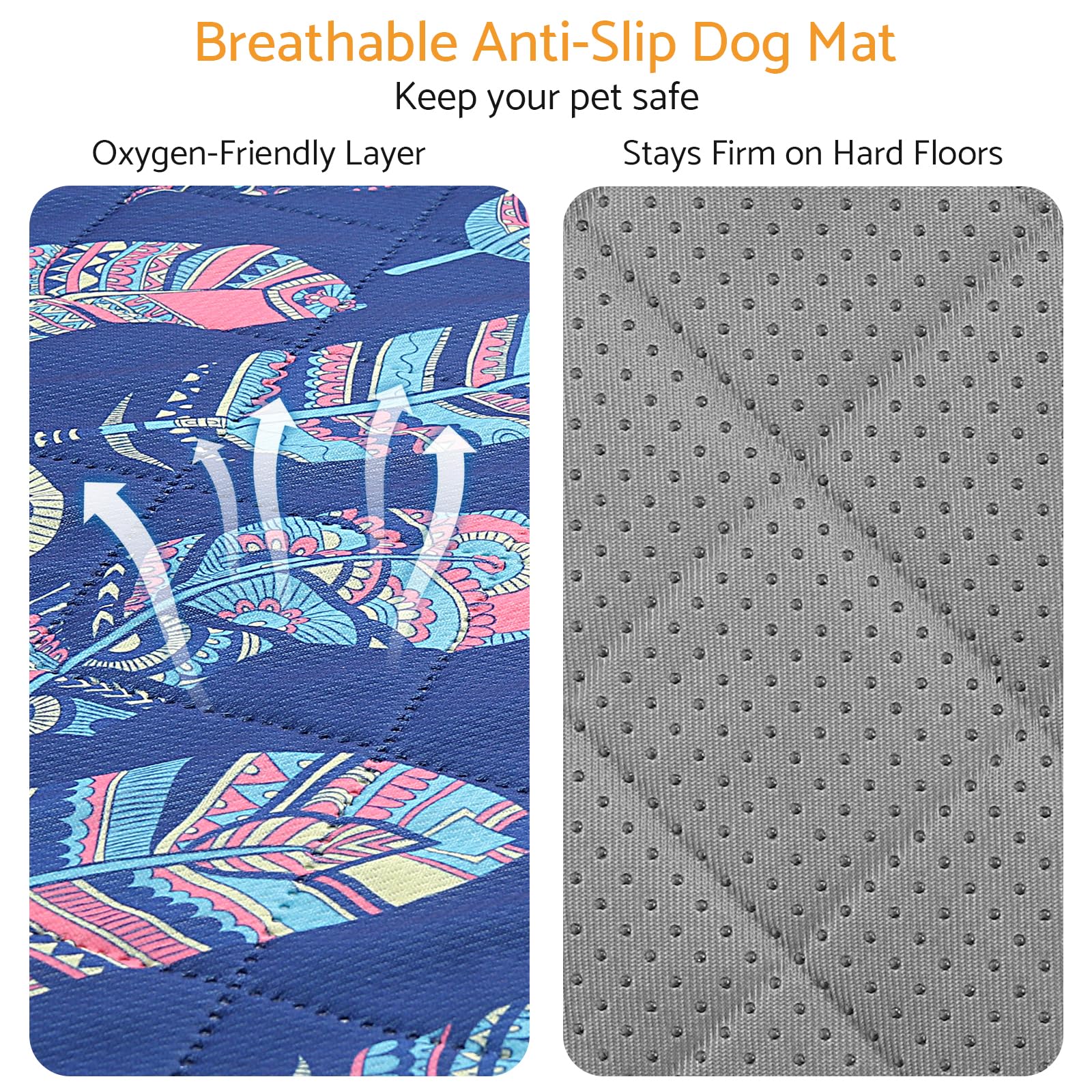 Entrenador Pipi Absorbente Reutilizable para Perros, Gatos, Cobayas y Conejos Almohadilla Lavable a MáquinaImpermeable y Portadores de Viaje (Azul, 122*61 4pc)