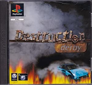 Destruction Derby Sur PC Par Psygnosis – Bon état, Disque Nickel, Boîtier Intact – Jeu De Course Rétro