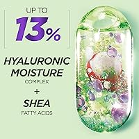 Vista 8 de Garnier Método Fructis para rizos de relleno de humedad para cabello rizado con hasta un 13% de complejo de humedad hialurónico, diseñado y probado