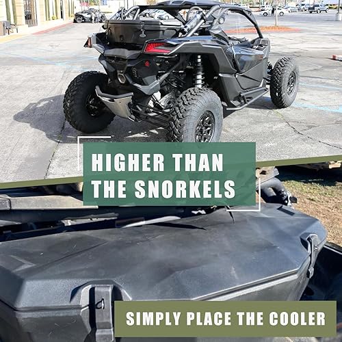 Miniatura 5 de NIXFACE Soporte para neumáticos de repuesto X3, soporte de montaje de neumático de repuesto para Can Am Maverick X3 X3 Max Turbo RR 2017-2023 -