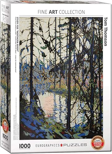 EuroGraphics Study for Northern River Tom Thomson Puzzle 1000 piezas