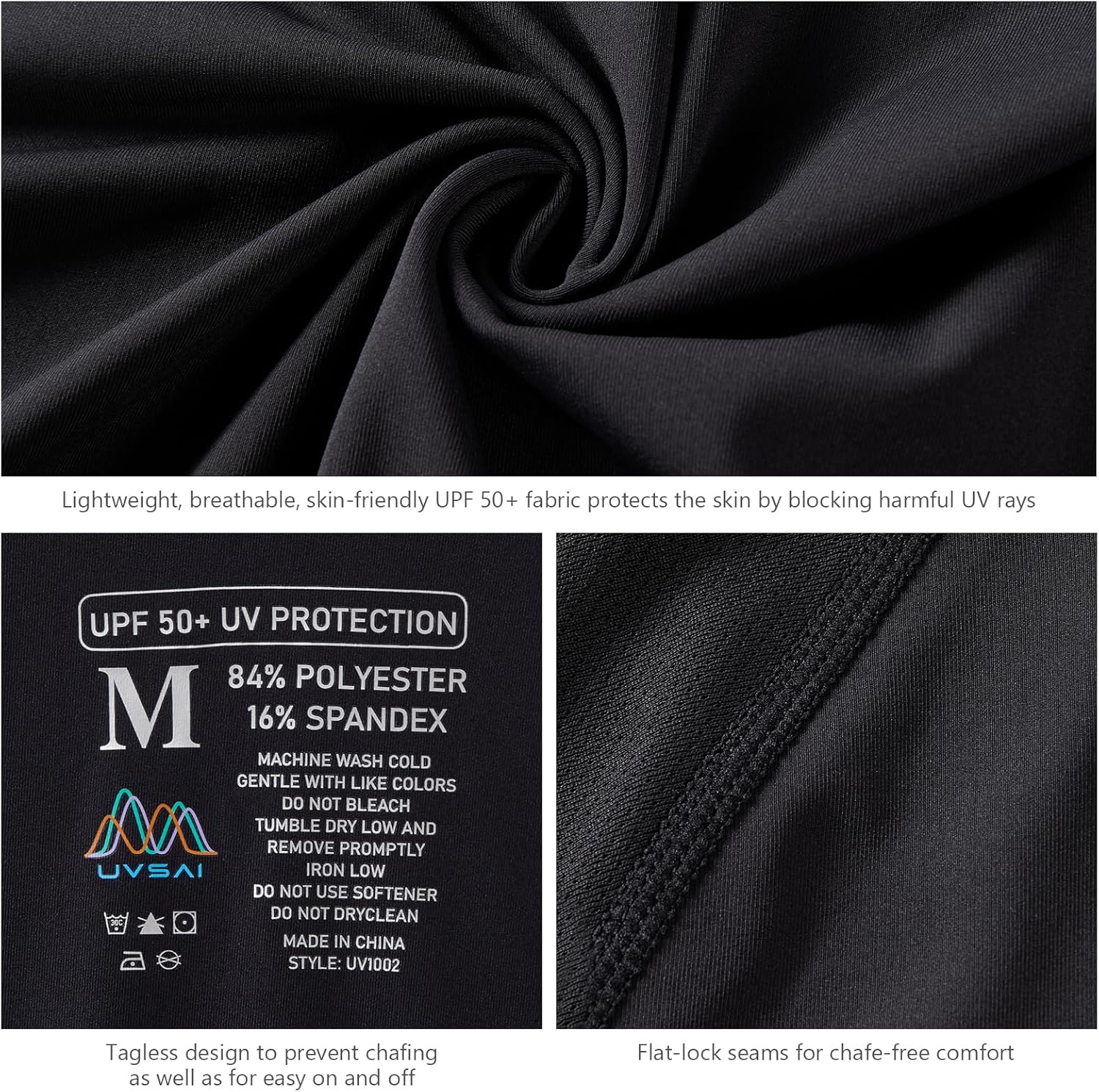 Men’s UPF 50+ Hoodie Shirt Long Sleeve Permanent UV Sun Protection Vented Tee Performance for Outdoor Hiking Fishing - Image 5