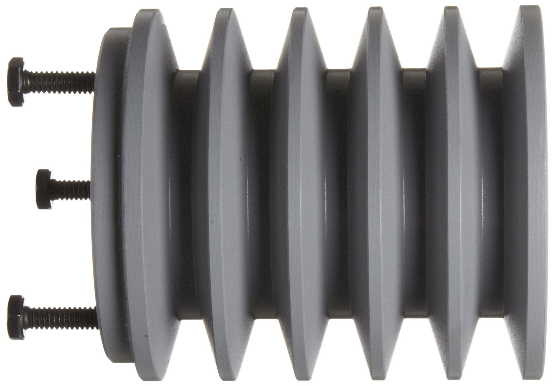 TB Woods 405B Classical V-Belt Sheave, B Belt Section, 5 Grooves, SD Bushing required, Cast Iron, 4.35