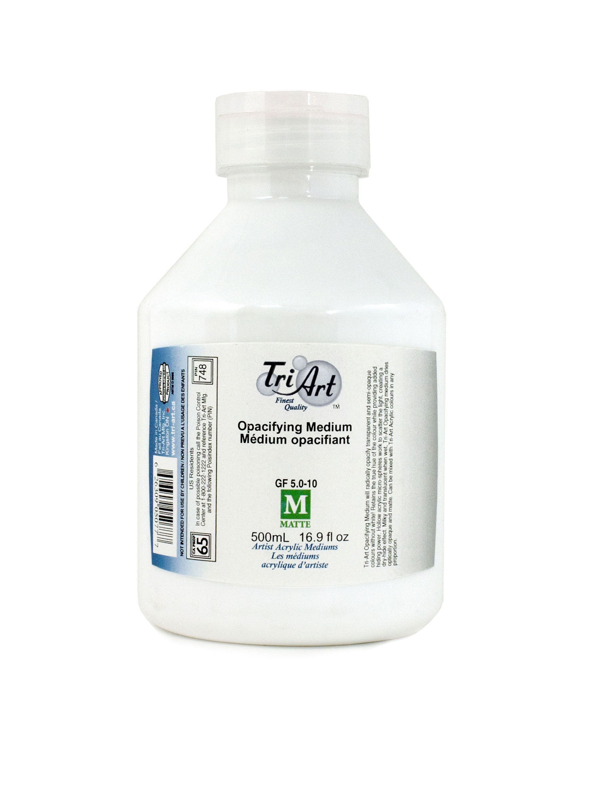 Tri-Art Opacifying Artist Mediums, 500ml