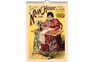Nostalgic Posters: Sew Great 2023 Perfect Binding Wall Calendar