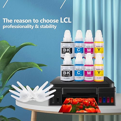 Miniatura 5 de LCL GI-290 Botellas de tinta de repuesto para Canon GI 290 GI290 290 botellas de repuesto de tinta compatibles con Canon Megatank G3200 G4210 G1000