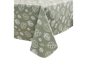 Heavy Duty Vinyl Tablecloth with Flannel Backing