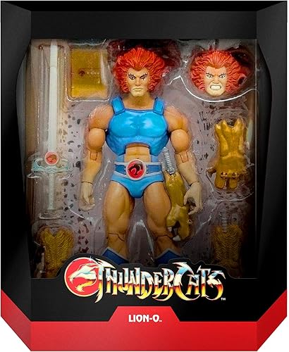 Miniatura 3 de Super7 Thundercats Lion-O (versión 2) Ultimates figura de acción, multicolor