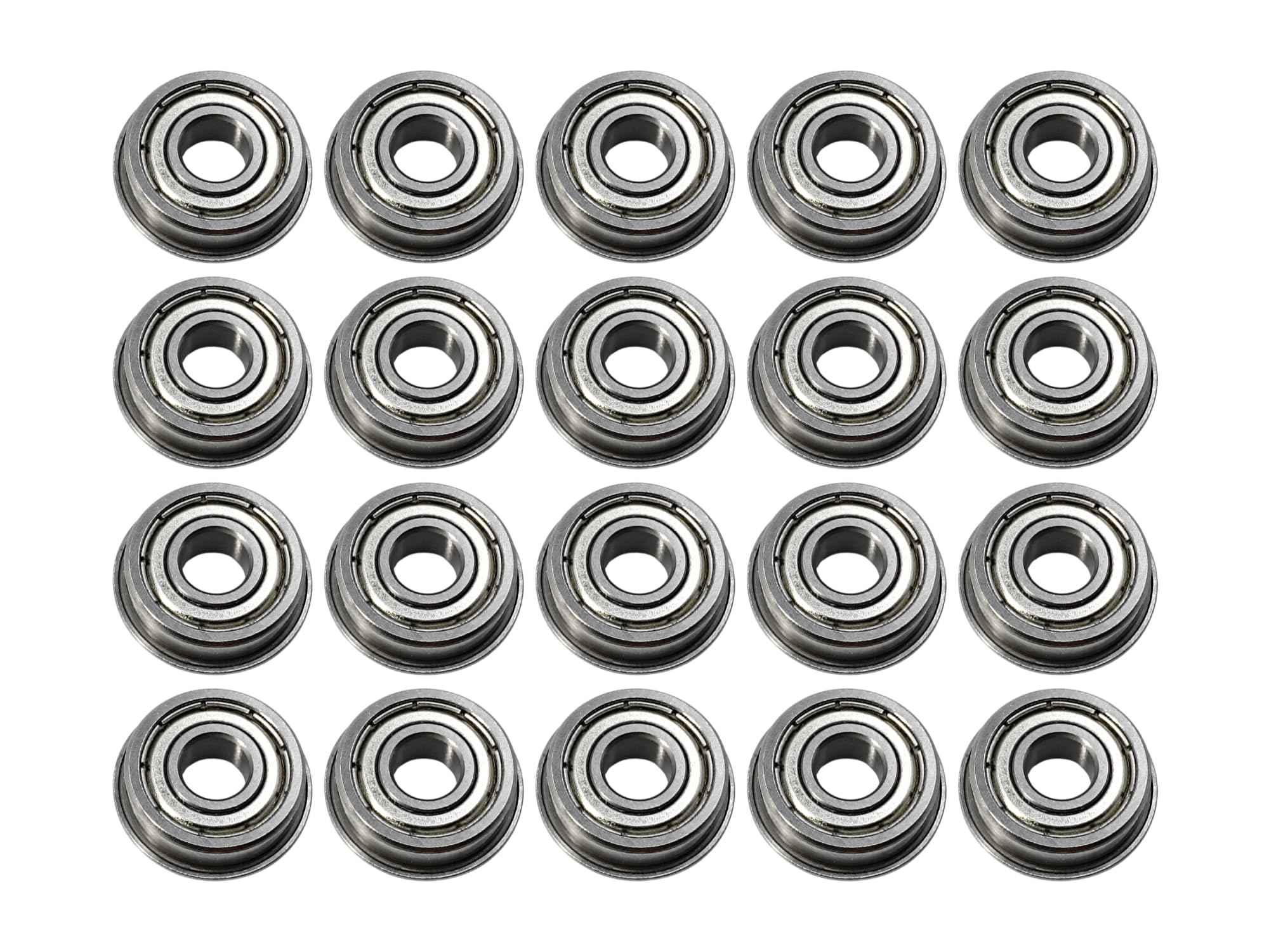 Flanschlager F696A ZZ 6x16x5 mm Miniaturkugellager 50 Stück - rcbay | Chromstahl beidseitig gedichtet