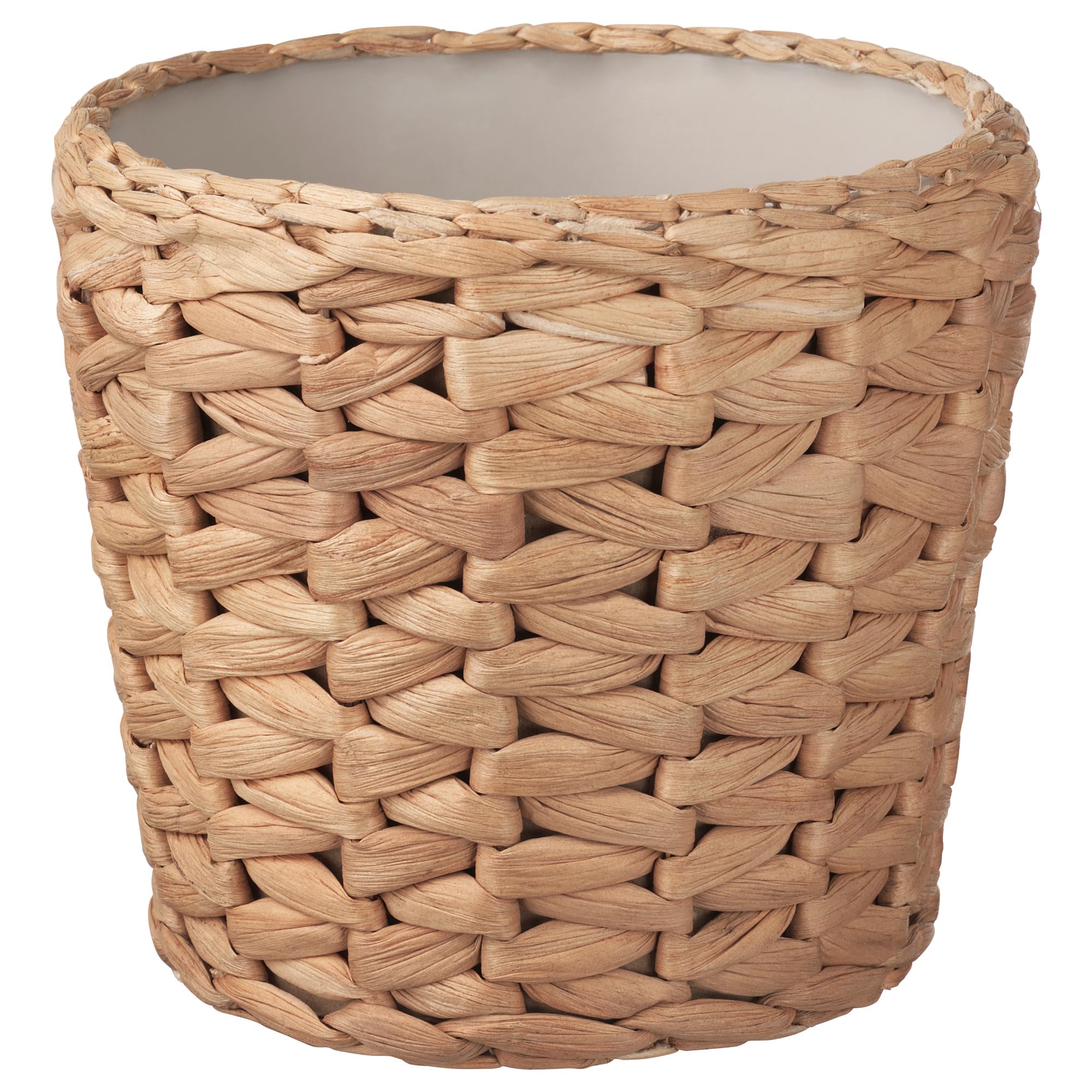 Pot de fleurs en jacinthe d'eau FRIDFULL 12 cm au tressage artisanal haut de gamme
