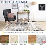 Office Chair Mat for Hardwood Floor & Tile Floor, 36"x48" Office Chair Mat for Carpet, Office Rugs for Rolling Chairs, Desk Chiar Mat for Low Pile, Anti Slip