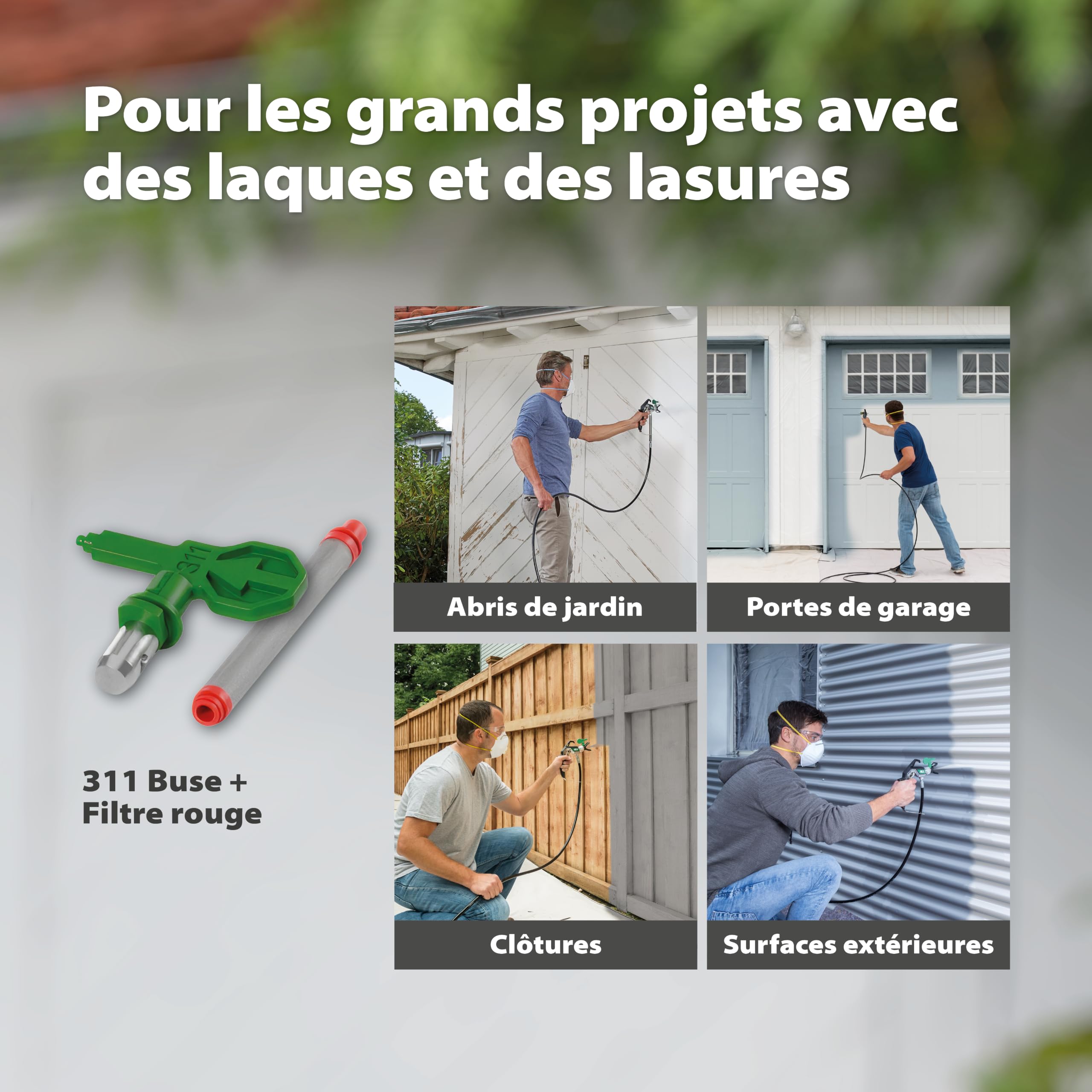 WAGNER Système de Peinture par pulvérisation Airless Control Pro 250 M pour peintures murales, sous Couches, Vernis & lasures, 15 m²-2 Min, réglage de la Pression, 110 Bar, Tuyau 9 m