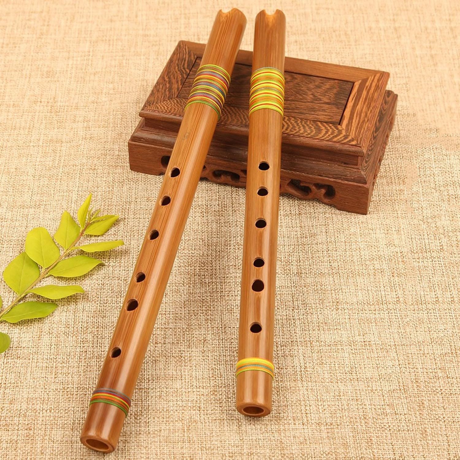 BBAUER flauto dolce flauto traverso flauto irlandeseStrumento a fiato mini clarinetto indiano con flauto corto A-Key/G-Key(Color:G)