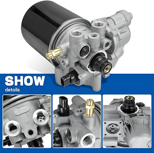 Miniatura 4 de Conjunto de secador de aire para Meritor Wabco System Saver 1200 Series reemplaza R955205 TR955205 4324130010