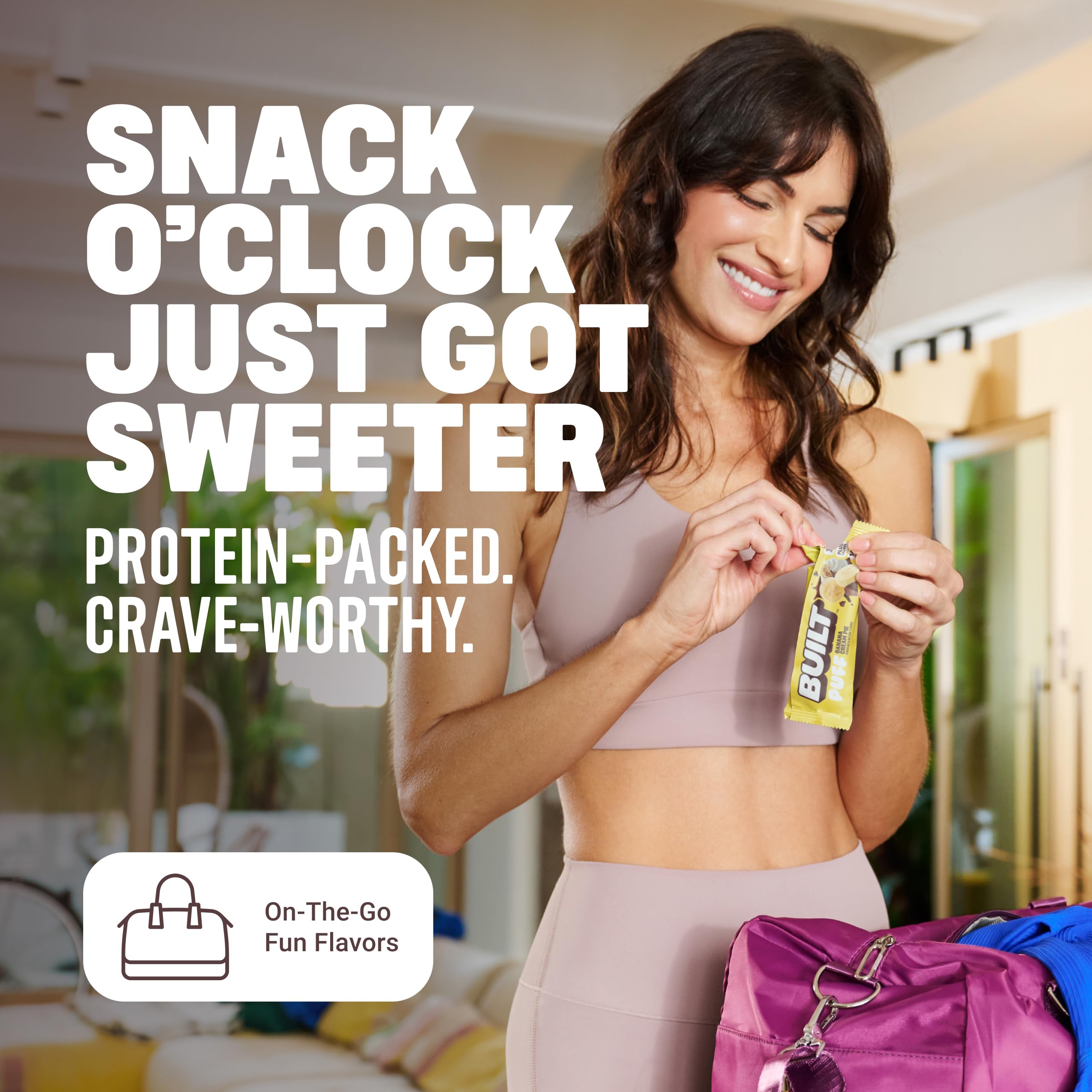 BUILT Puff Protein Bars, Banana Cream Pie, 17g Protein - 12 Count — Amazon image 6